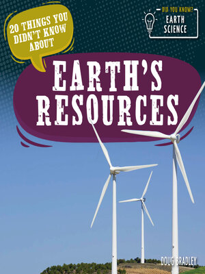 cover image of 20 Things You Didn't Know About Earth's Resources